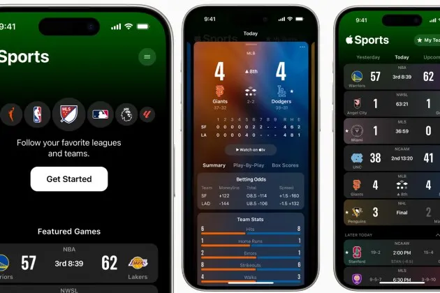 Apple Launches Free Sports App In U.S., UK, Canada