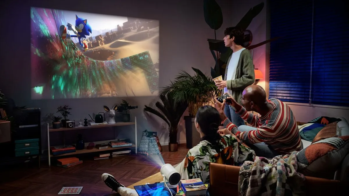 Home Projection Made Easy With the 2nd Generation Samsung Freestyle—with Gaming Hub