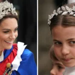 Kate and Charlotte twin in co-ordinated outfits and headpieces for King Charles’s coronation