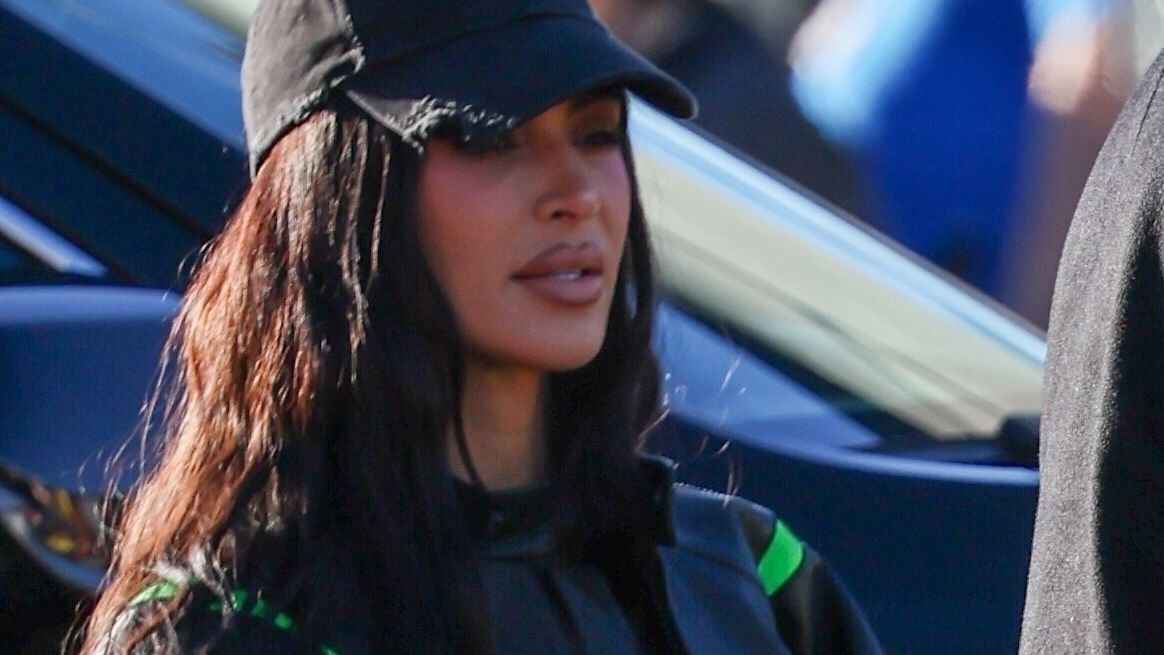Kim Kardashian Skipped the First Half of the Super Bowl and Arrived Just in Time for Usher