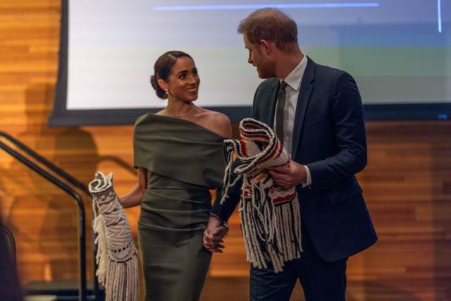 Meghan Markle Wore a Green Off-the-Shoulder Gown to the 2024 Invictus Gala